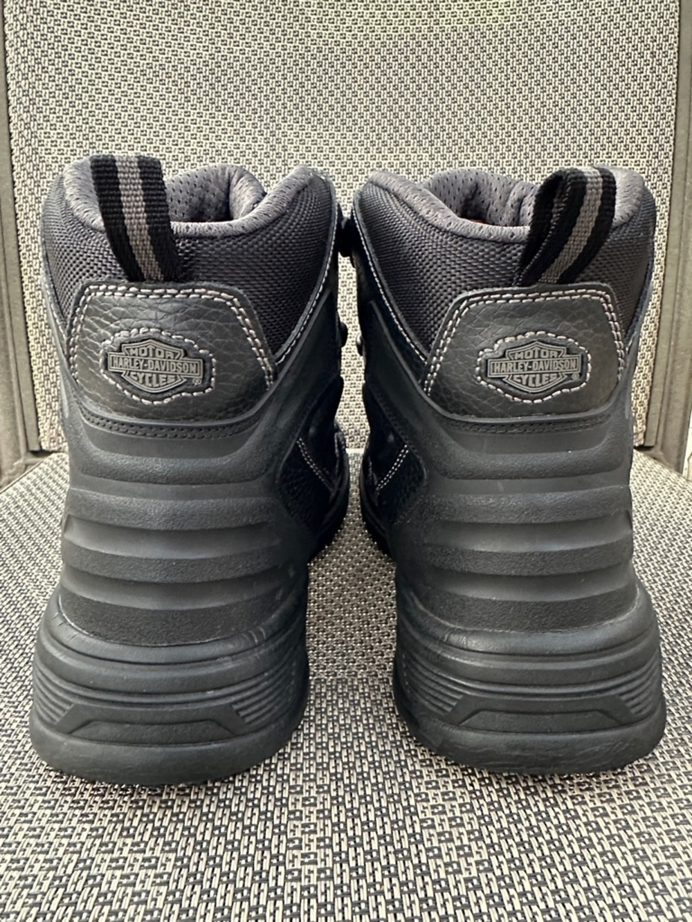 Harley-Davidson Black Men's Lace-Up Motorcycle Boots Size 11 - Picture 3 of 10